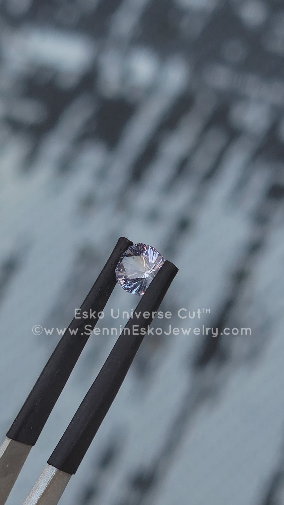 1.3 Carat Periwinkle Sapphire Cushion - 6.7x6.1mm - Esko Universe Cut ™