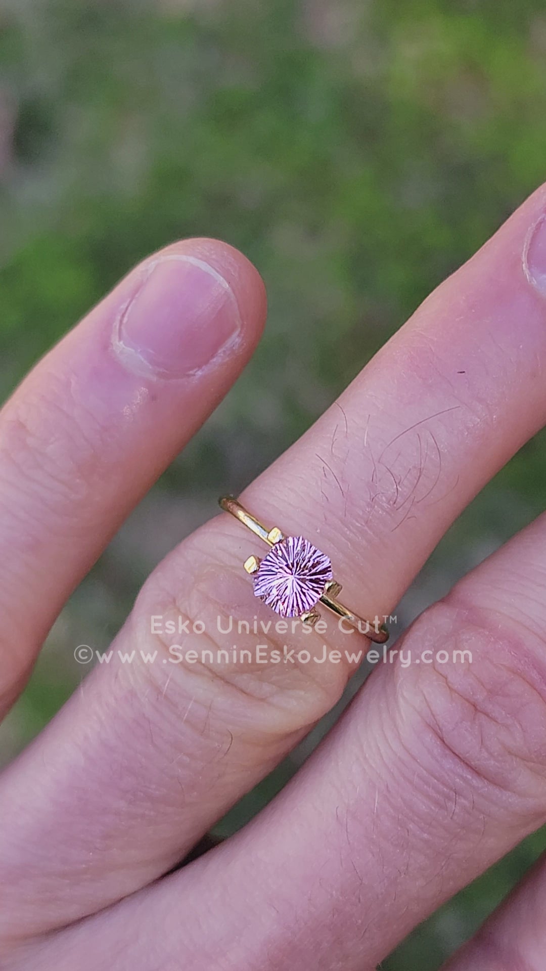 1.1 Carat Pink Tourmaline Octagon - 6.2x5.7mm - Esko Universe Cut ™