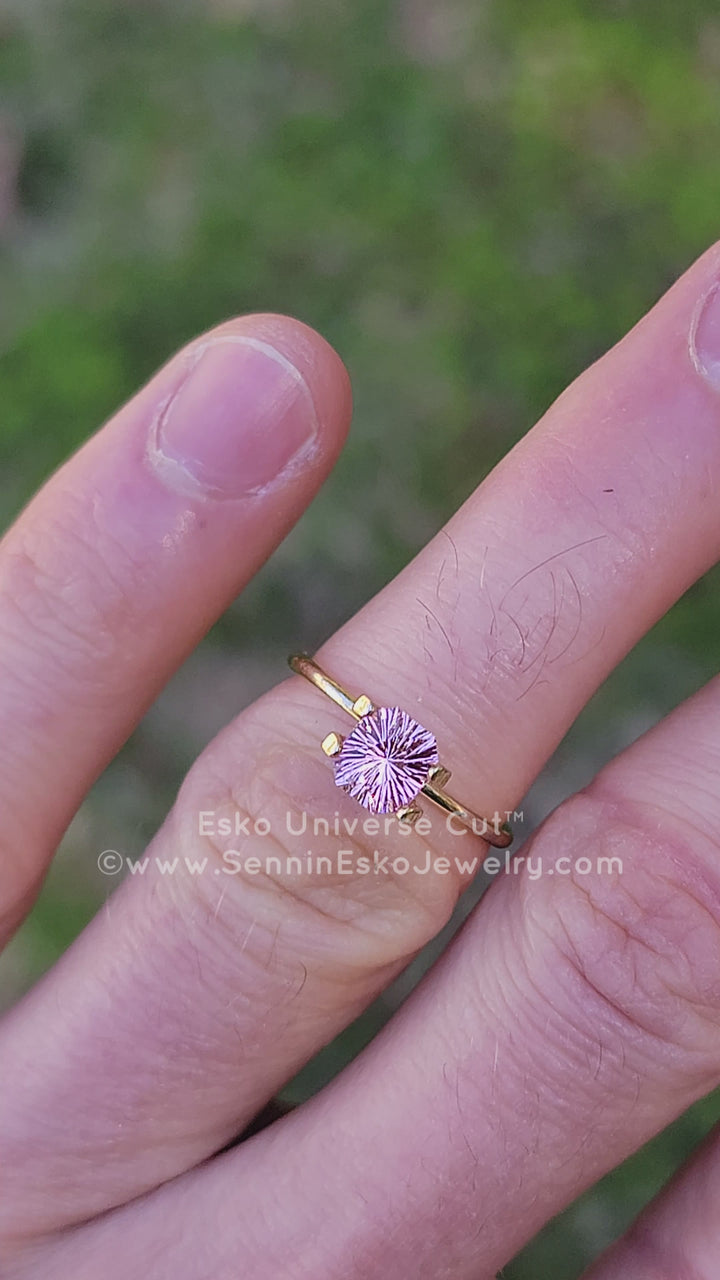 1.1 Carat Pink Tourmaline Octagon - 6.2x5.7mm - Esko Universe Cut ™