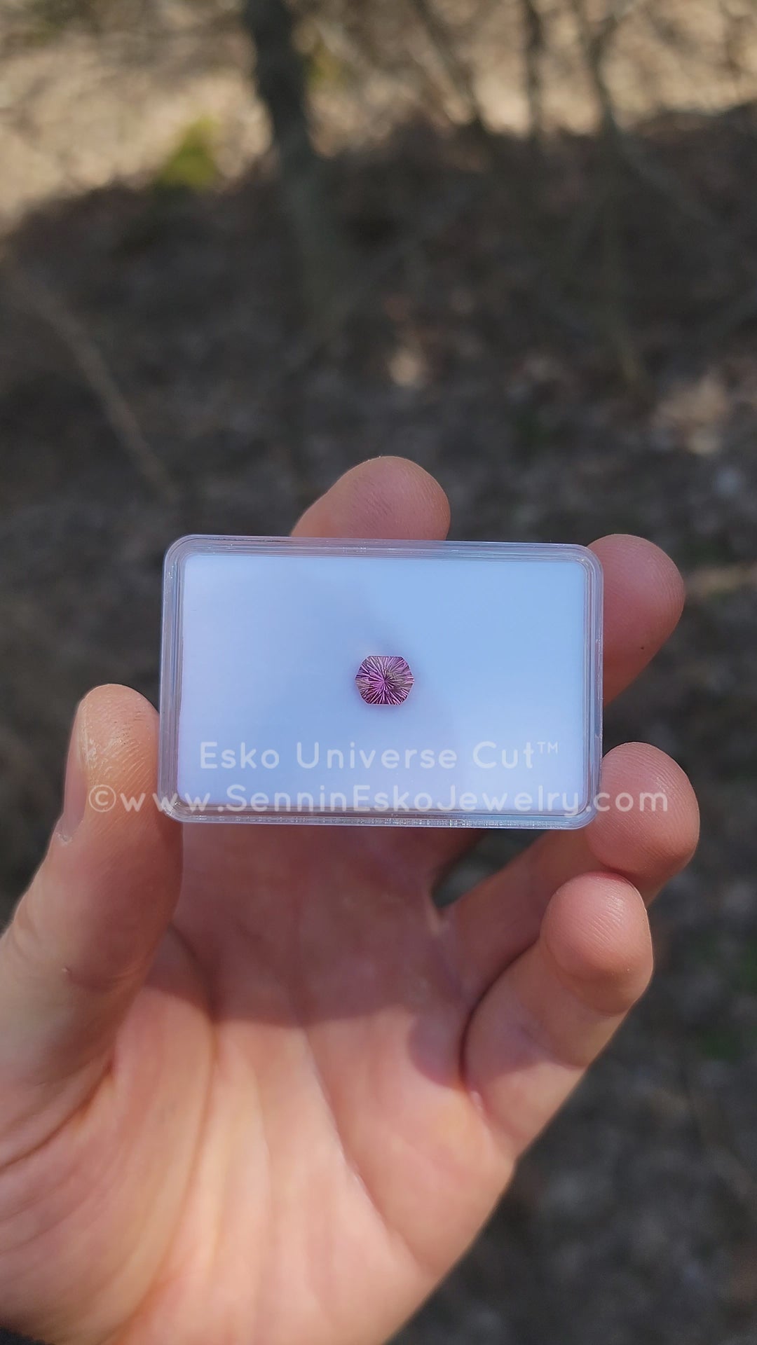 1.9 Carat Rosé Pink Garnet Hexagonal - 7.7x6.2mm - Esko Universe Cut ™