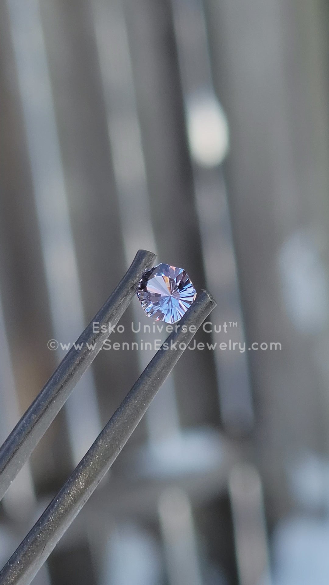 0.84 Carat Blue/Lilac Sapphire Octagon - 6x5.5mm - Esko Universe Cut ™