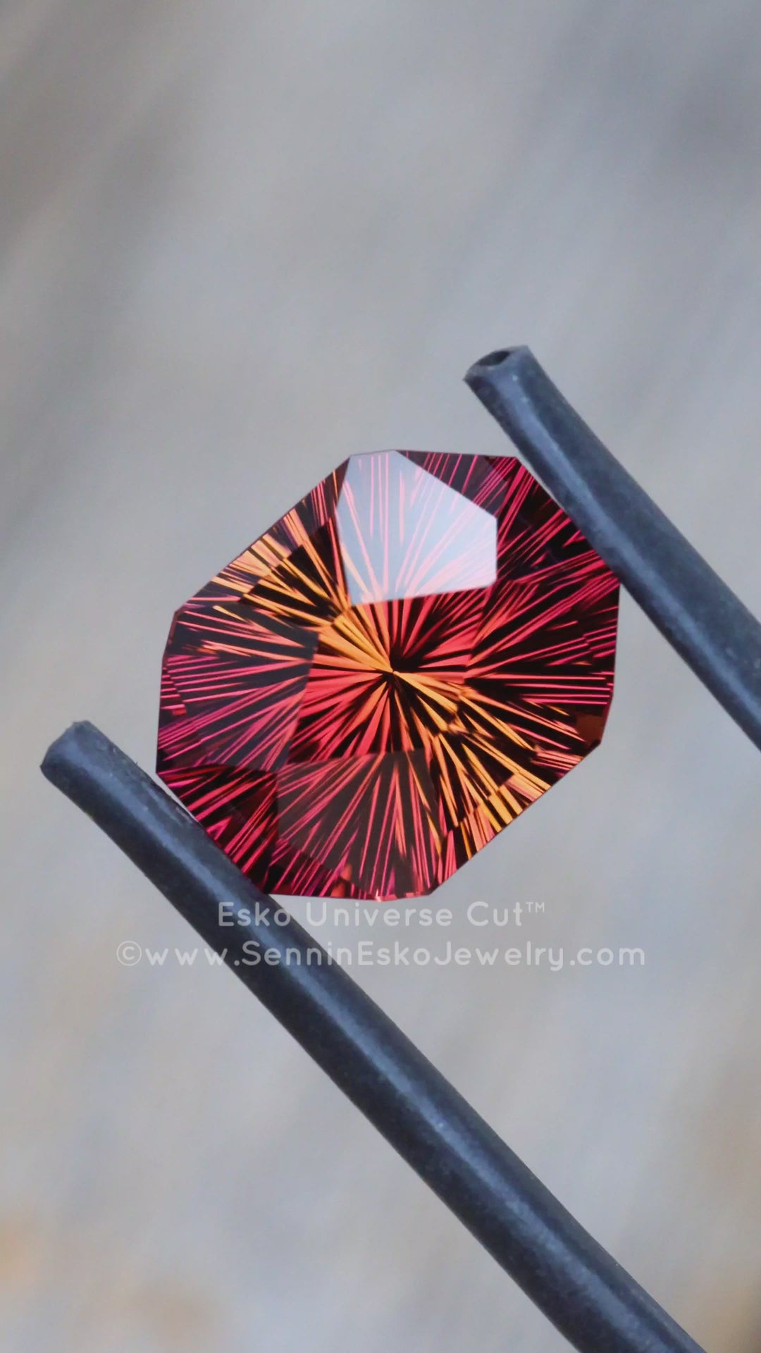 5.8 Carat Rubellite Tourmaline Rectangular Octagon - 11.9x9.4mm - Esko Universe Cut ™