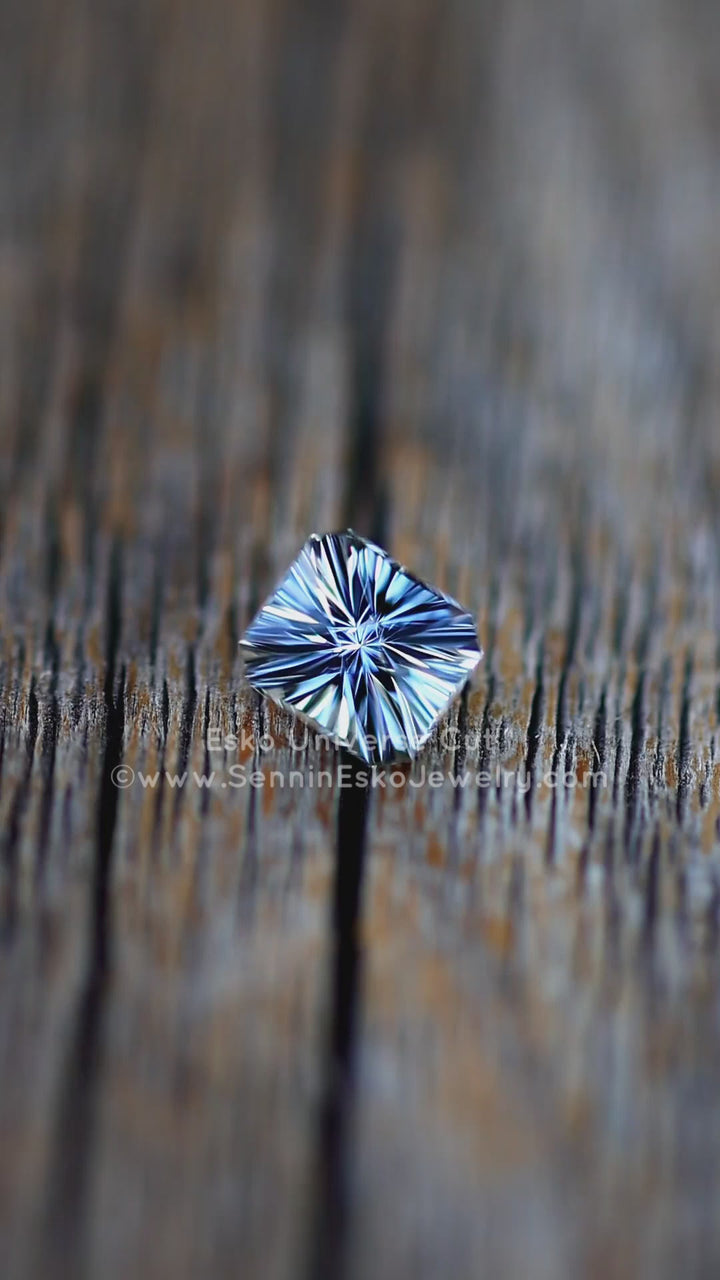 1.3 Carat Gray Tourmaline Octagon - 6.7x5.9mm - Esko Universe Cut ™