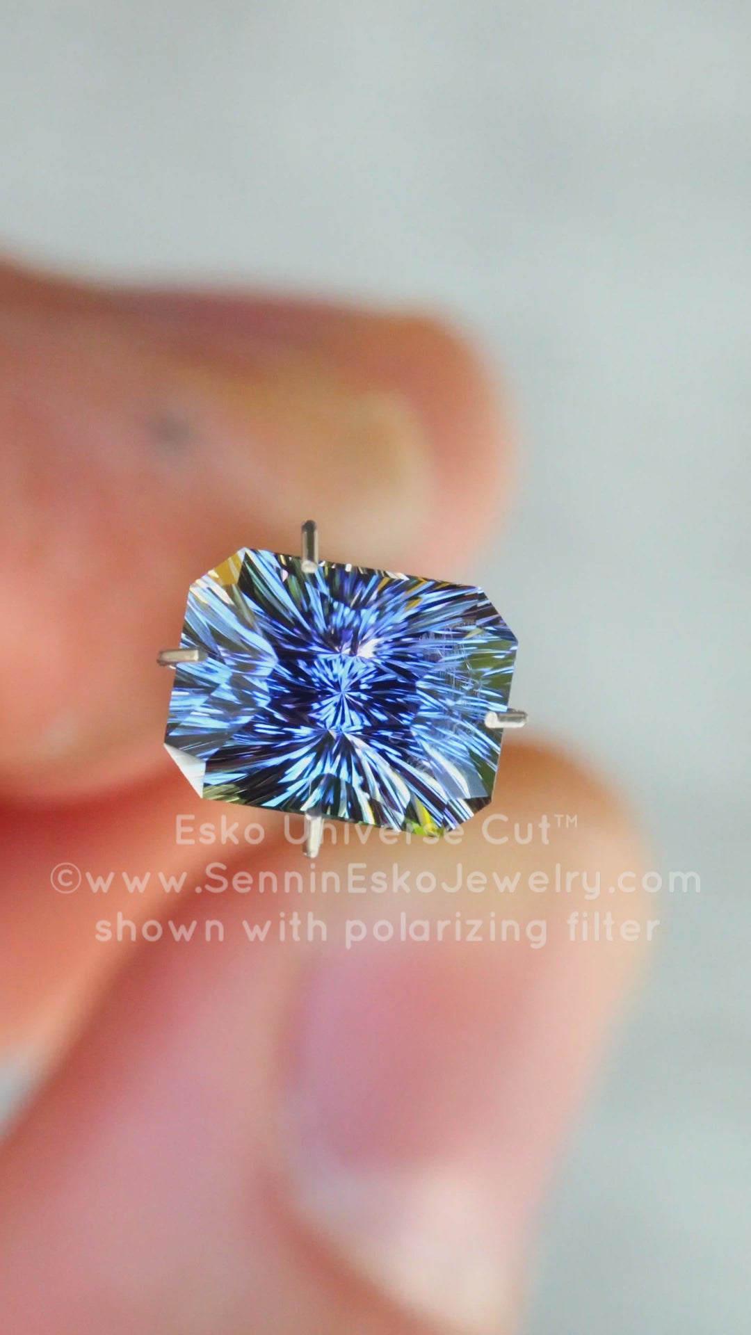 3.2 Carat Violet Tanzanite Octagon - 9.2x7.1mm - Esko Universe Cut ™