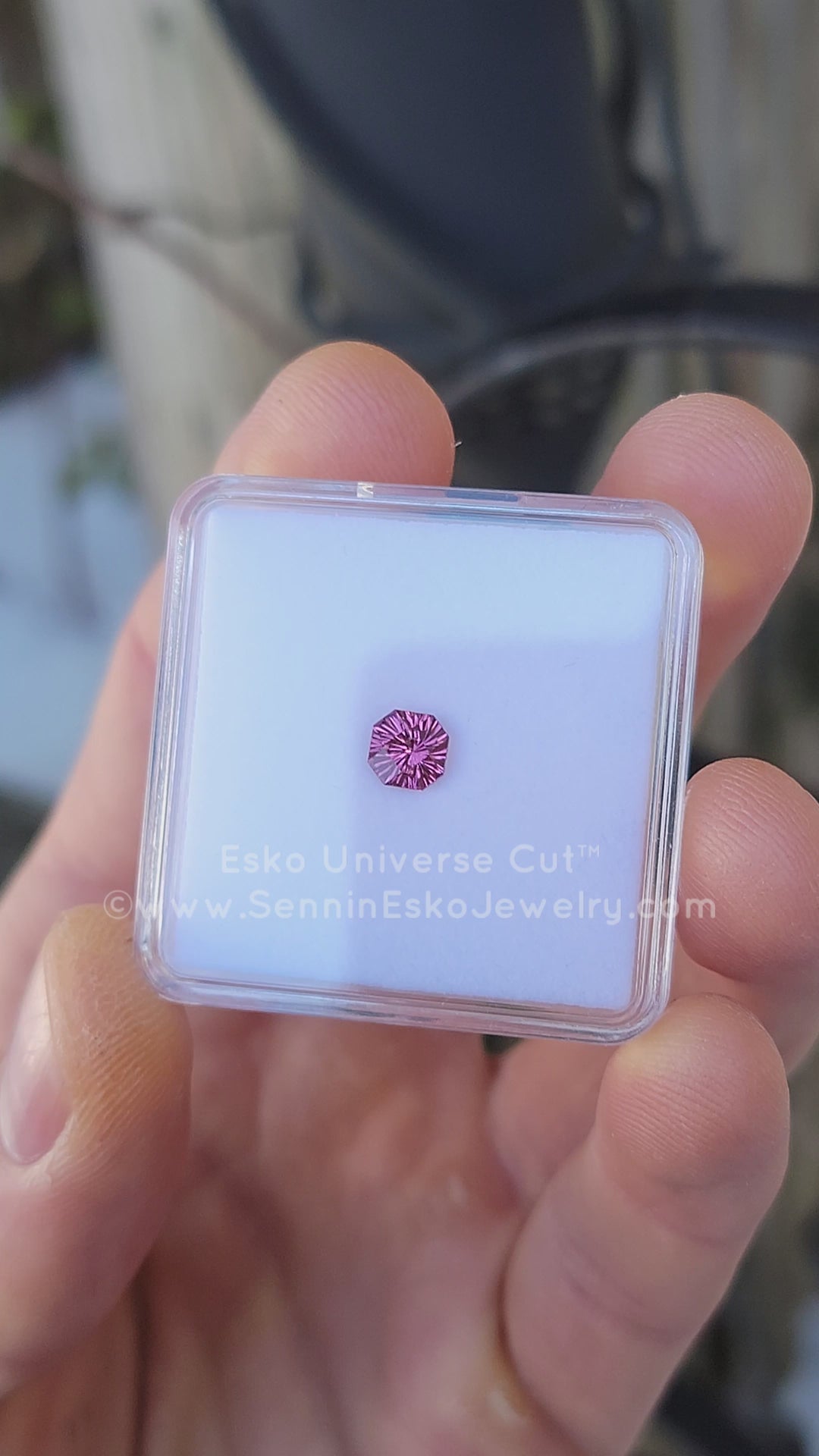1.2 Carat Electric Pink Garnet Octagon - 6.2x5.8mm - Esko Universe Cut ™