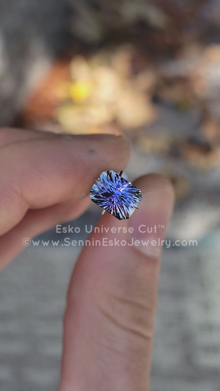 3.2 Carat Violet Tanzanite Octagon - 9.2x7.1mm - Esko Universe Cut ™