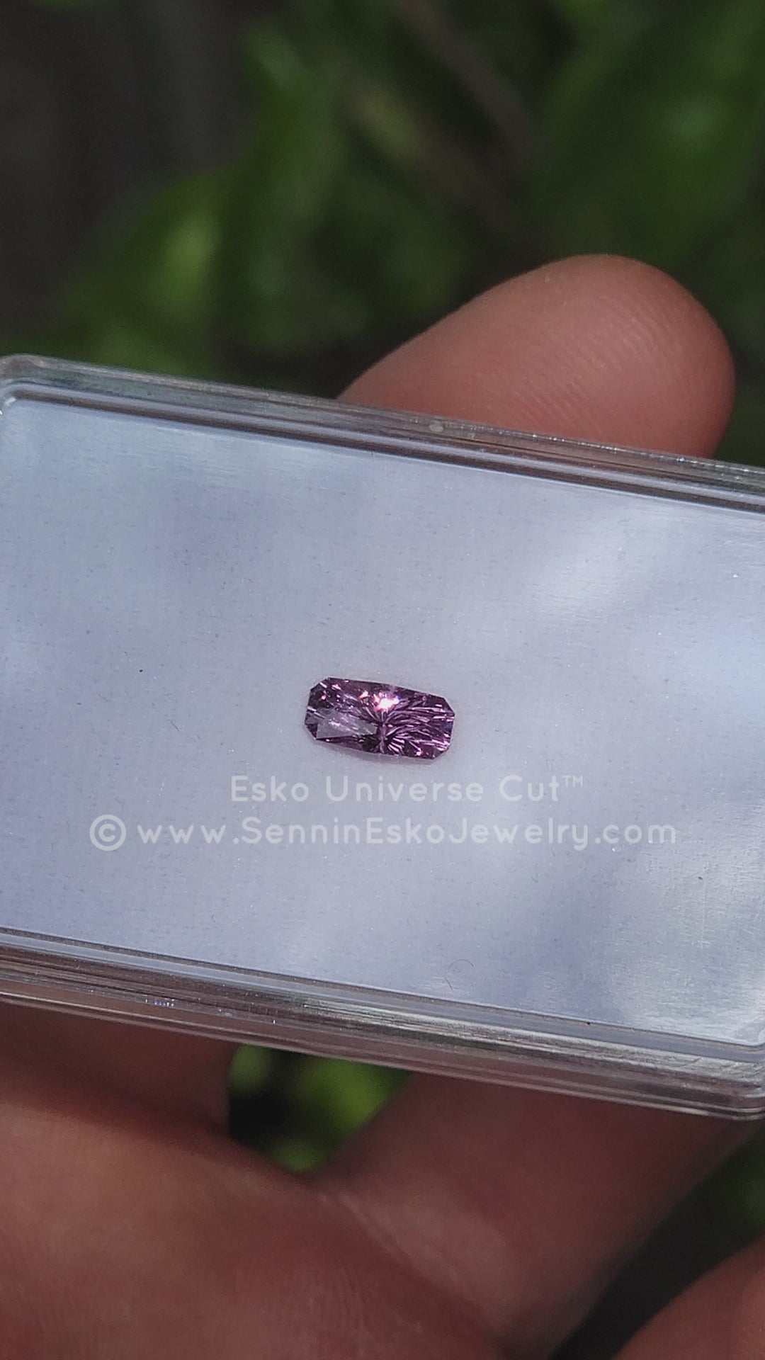 1.2 Carat Purple Sapphire Octgagon - 8.5x4.2mm - Esko Universe Cut ™
