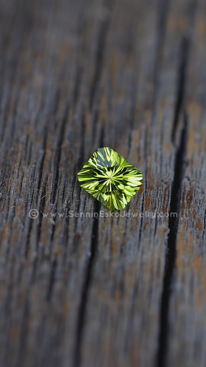 0.97 Carat Peridot Octagon - 5.9x5mm - Esko Universe Cut ™