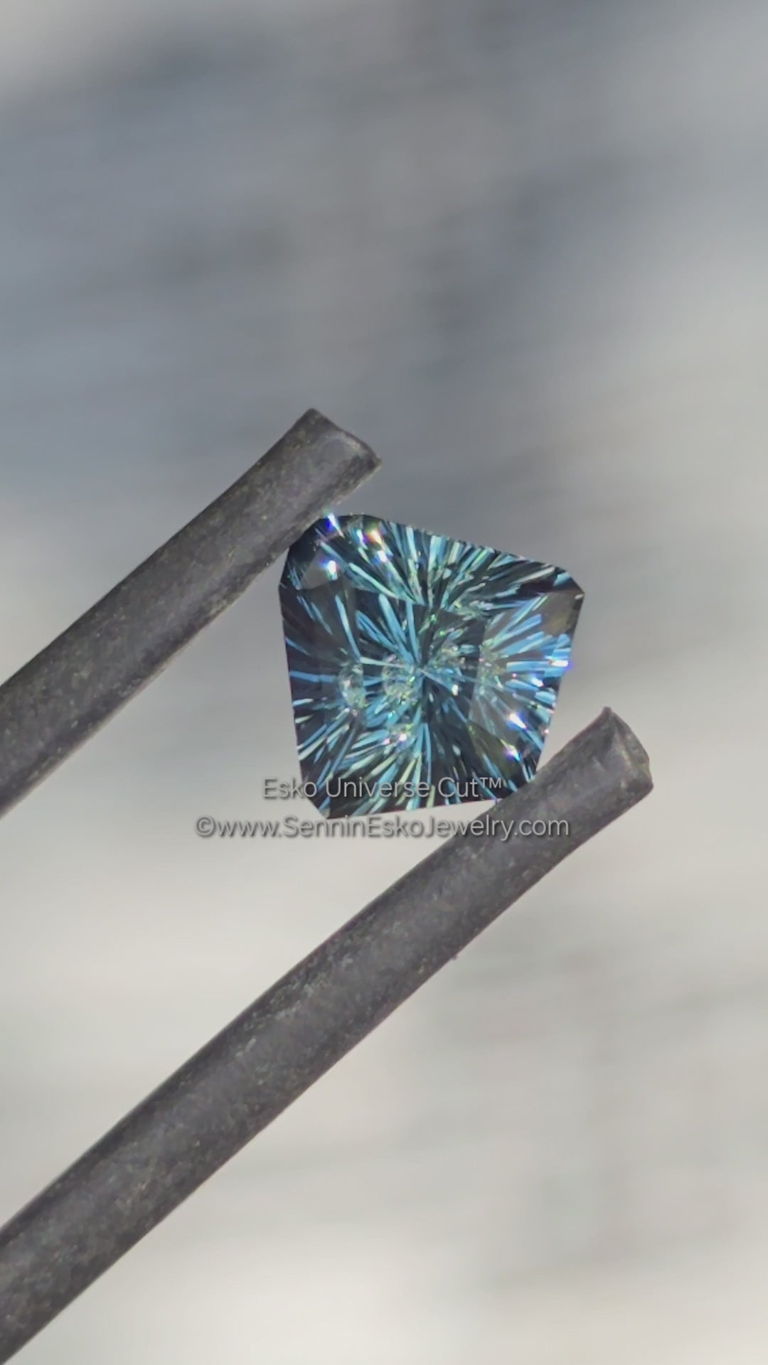 1.4 Carat Lagoon Sapphire Kite - 7.1x7mm - Esko Universe Cut ™