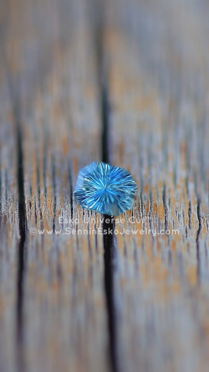 0.74 Carat Sleepy Blue Sapphire Octagon - 5.5x4.4mm - Esko Universe Cut ™