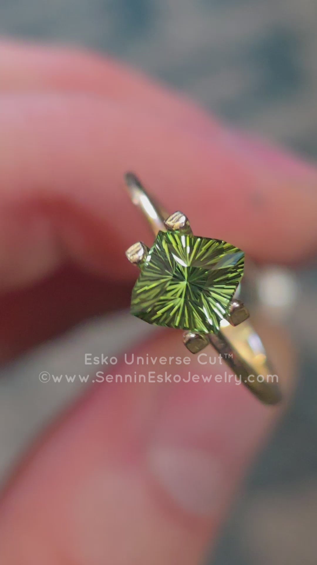 1.3 carat Mint/Olive Green Tourmaline Octagon - 8x7.3mm - Esko Universe Cut ™