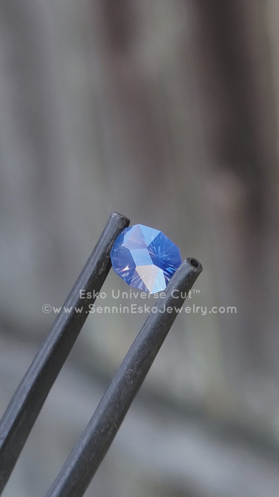 1.1 Carat Violet/Purple Sapphire Oval - 6.8x5.4mm - Esko Universe Cut ™