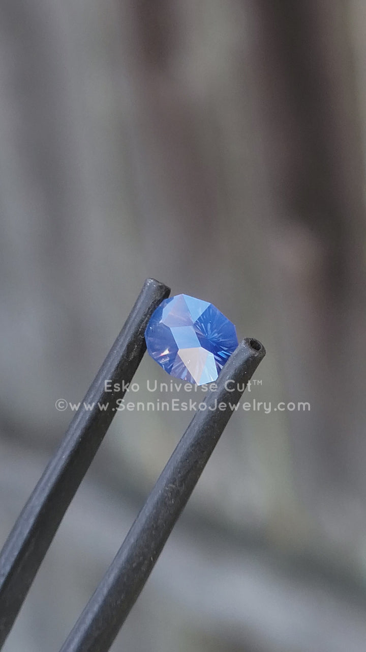 1.1 Carat Violet/Purple Sapphire Oval - 6.8x5.4mm - Esko Universe Cut ™