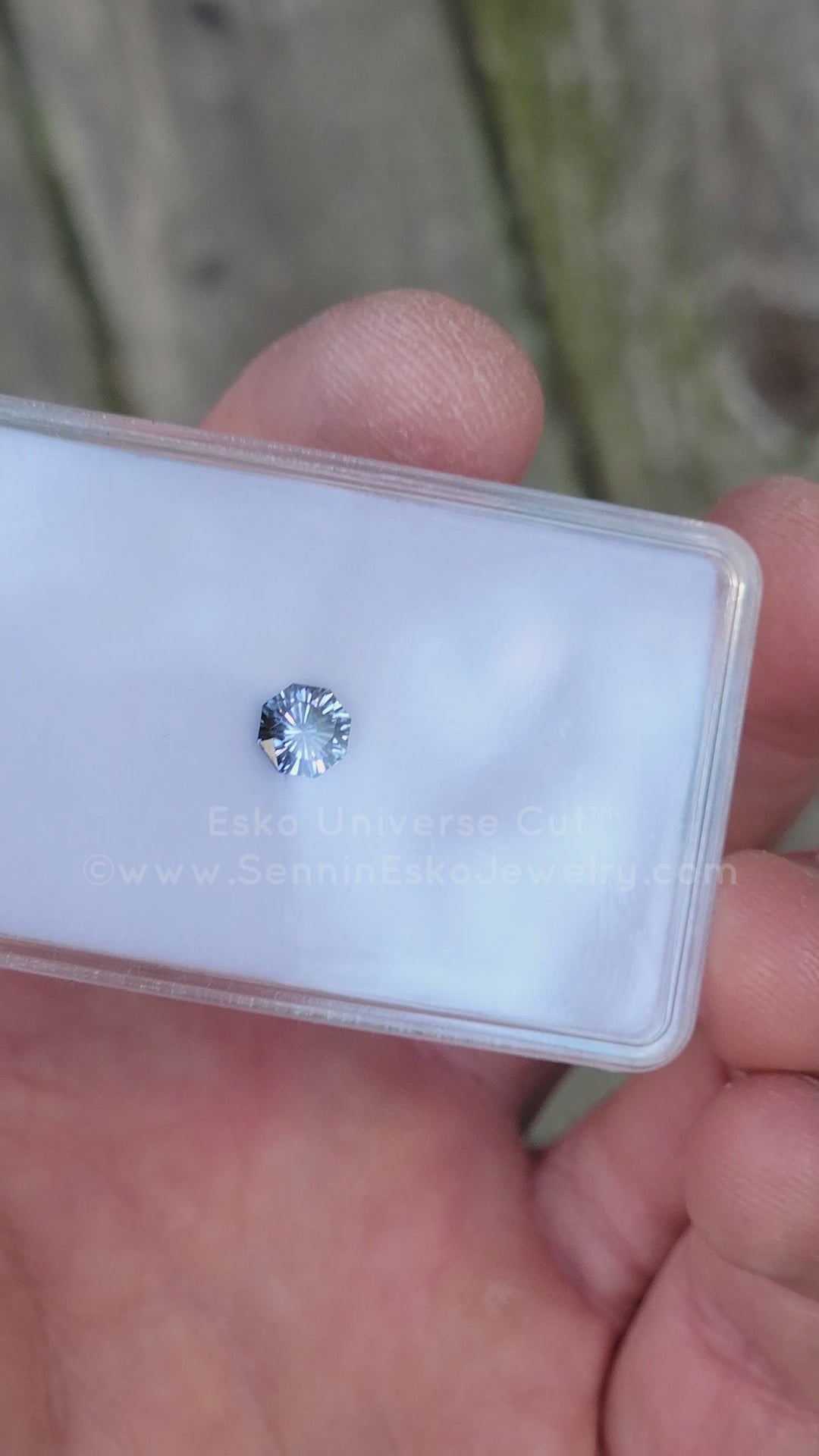 1 Carat Periwinkle/Lavender Tanzanite Octagon - 5.9x6.4mm - Esko Universe Cut ™