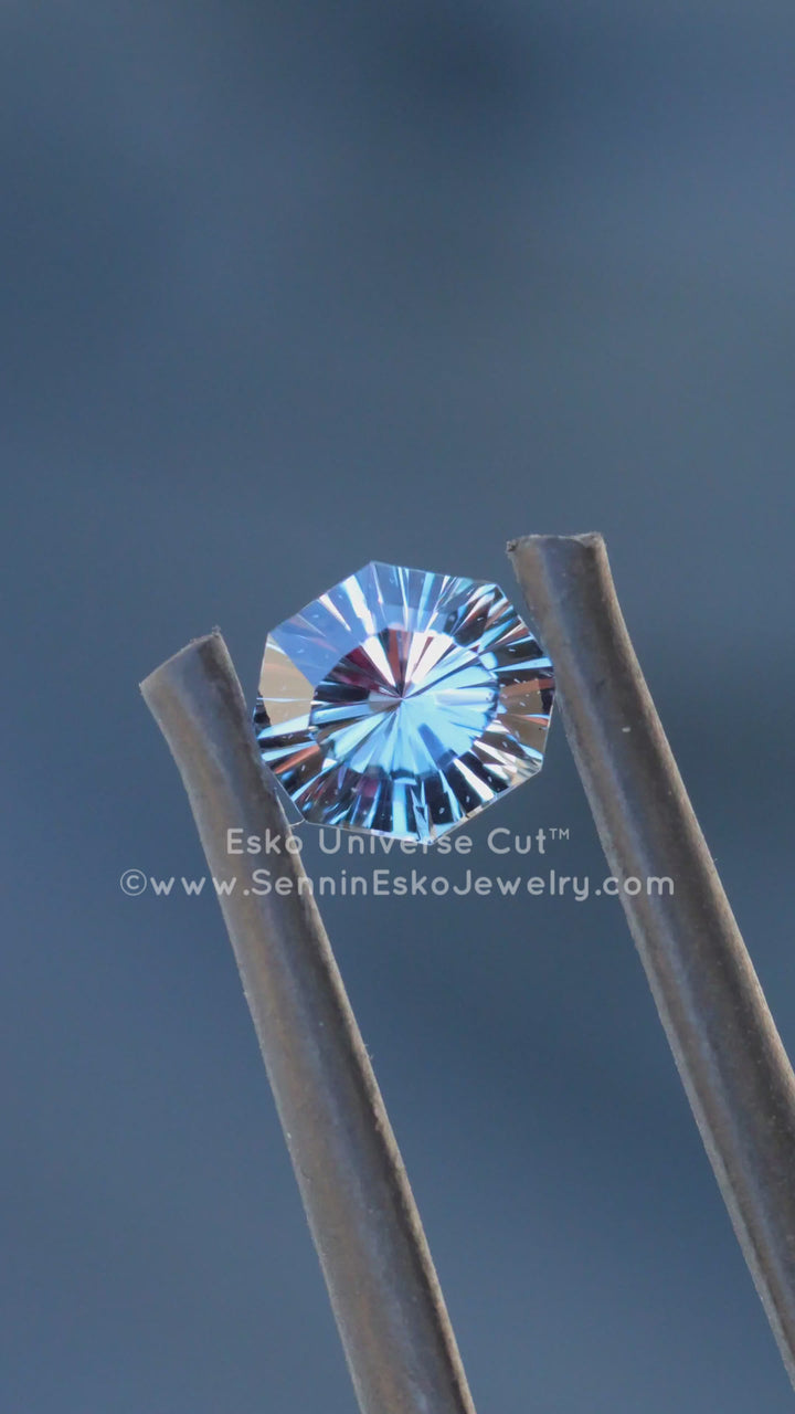 0.84 Carat Blue/Lilac Sapphire Octagon - 6x5.5mm - Esko Universe Cut ™