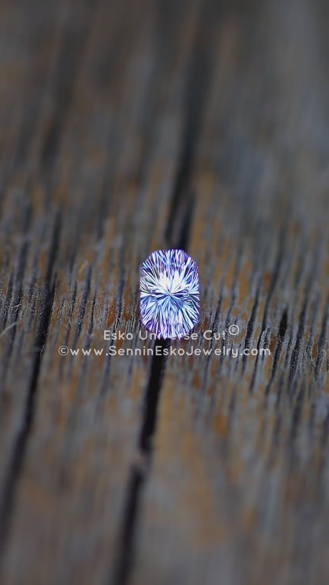 0.7 Carat Lilac Tanzanite Octagon - 5.8x3.9mm - Esko Universe Cut ®