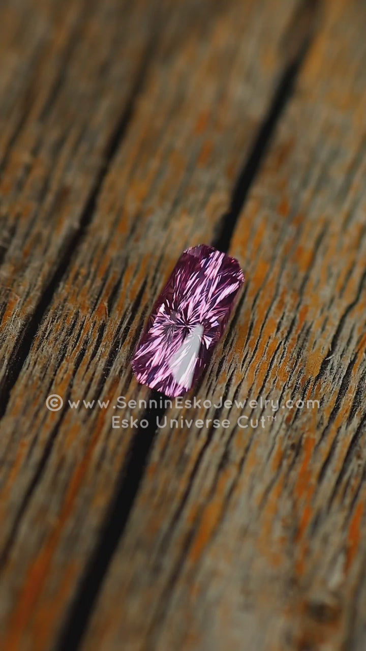 1.2 Carat Purple Sapphire Octgagon - 8.5x4.2mm - Esko Universe Cut ™