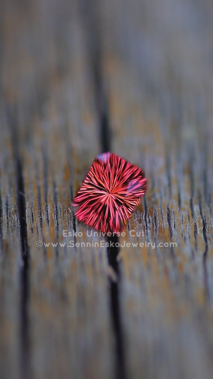 1.1 carat Pink Tourmaline Rectangular Octagon - 6.7x5.3mm - Esko Universe Cut ™