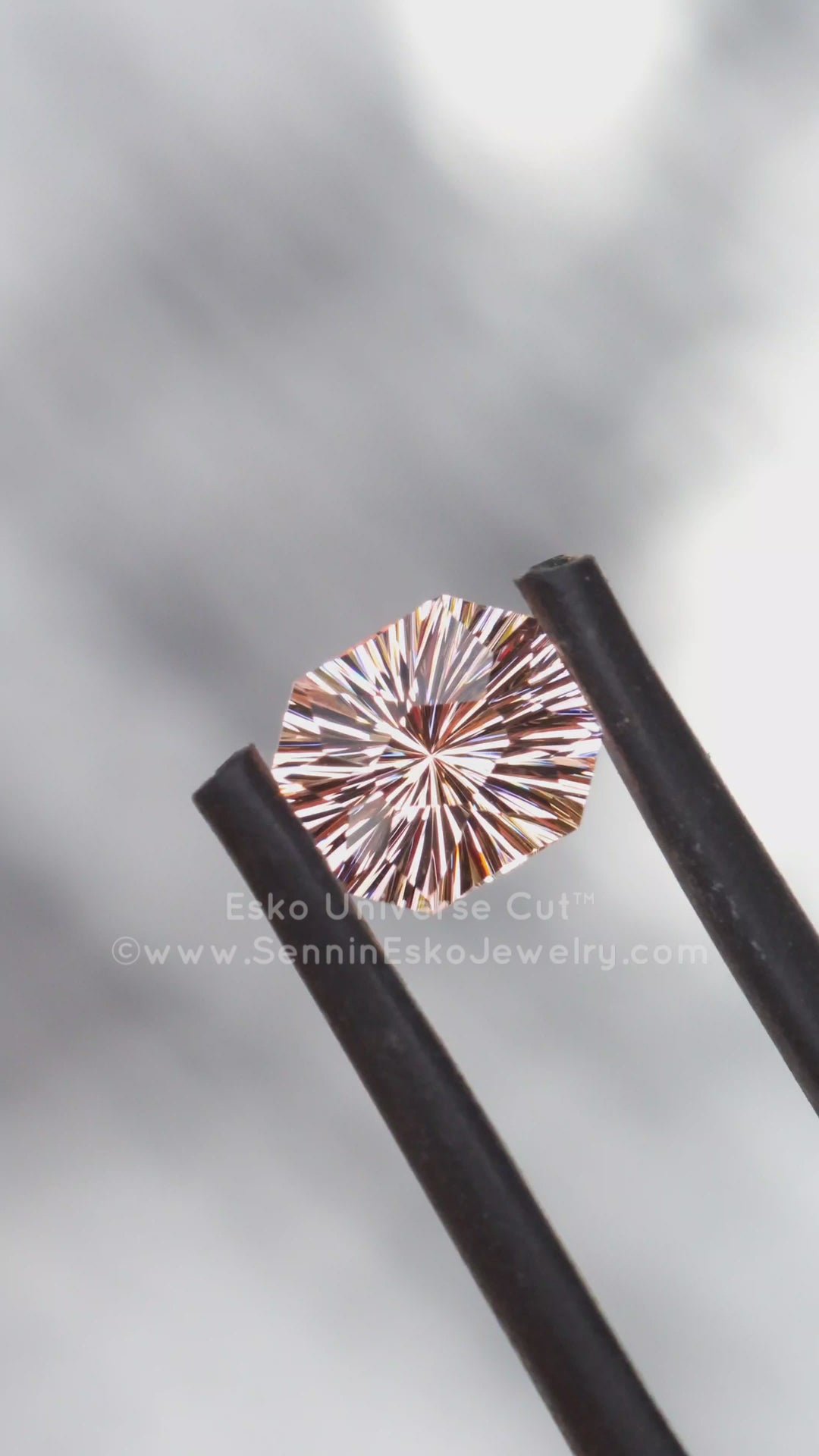 1.11 Carat Morganite Octagon - 7x6.1mm - Esko Universe Cut ™