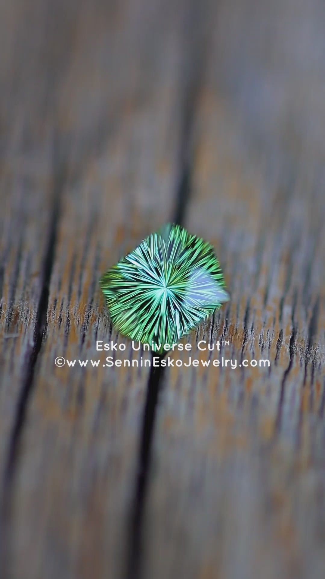 1.8 carat Minty Green Tourmaline Hexagon - 8.2x6.3mm - Esko Universe Cut ™