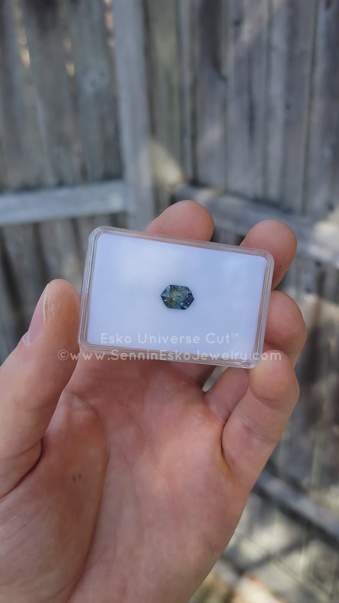 3.6 Carat Parti Sapphire Hexagonal Cushion - 6.1x4.2mm - Esko Universe Cut ™