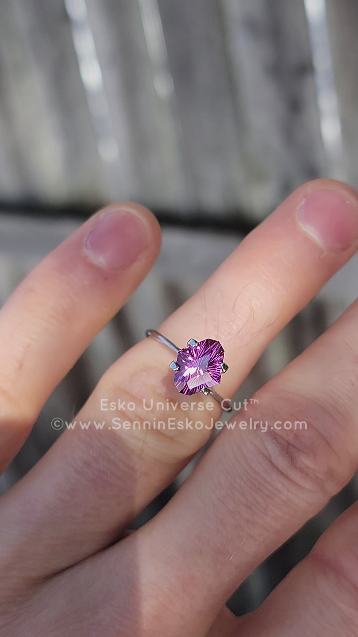 2.8 Carat Electric Pink Garnet Octagon - 10.1x8.2mm - Esko Universe Cut ™