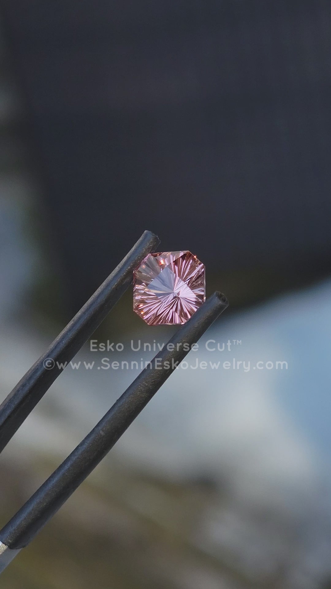 1.61 Carat Light Pink Tourmaline Square Octagon - 6.96x7.8mm - Esko Universe Cut ™
