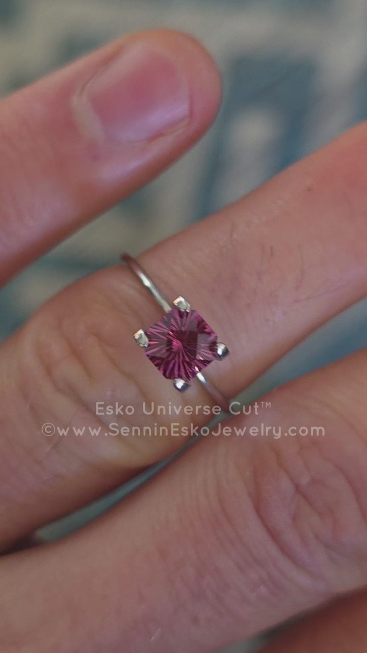 1.2 Carat Electric Pink Garnet Octagon - 6.2x5.8mm - Esko Universe Cut ™