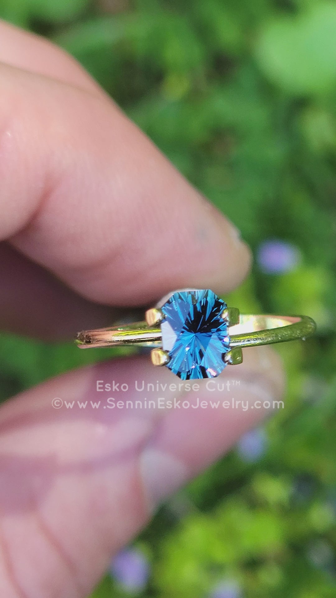 1.2 Carat Sultry Blue Sapphire Octagon - 6.8x5.2mm - Esko Universe Cut ™