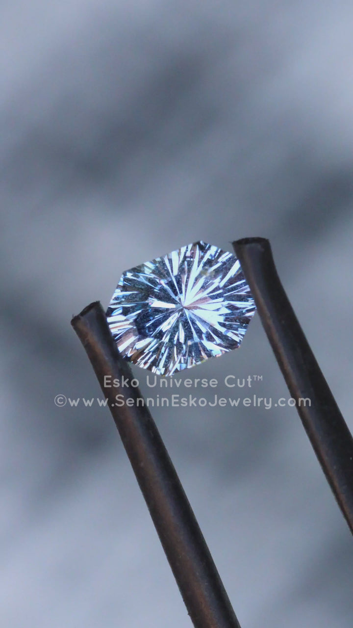 1.5 Carat Lilac Blue Sapphire Octagon - 7.2x5.7mm - Esko Universe Cut ™