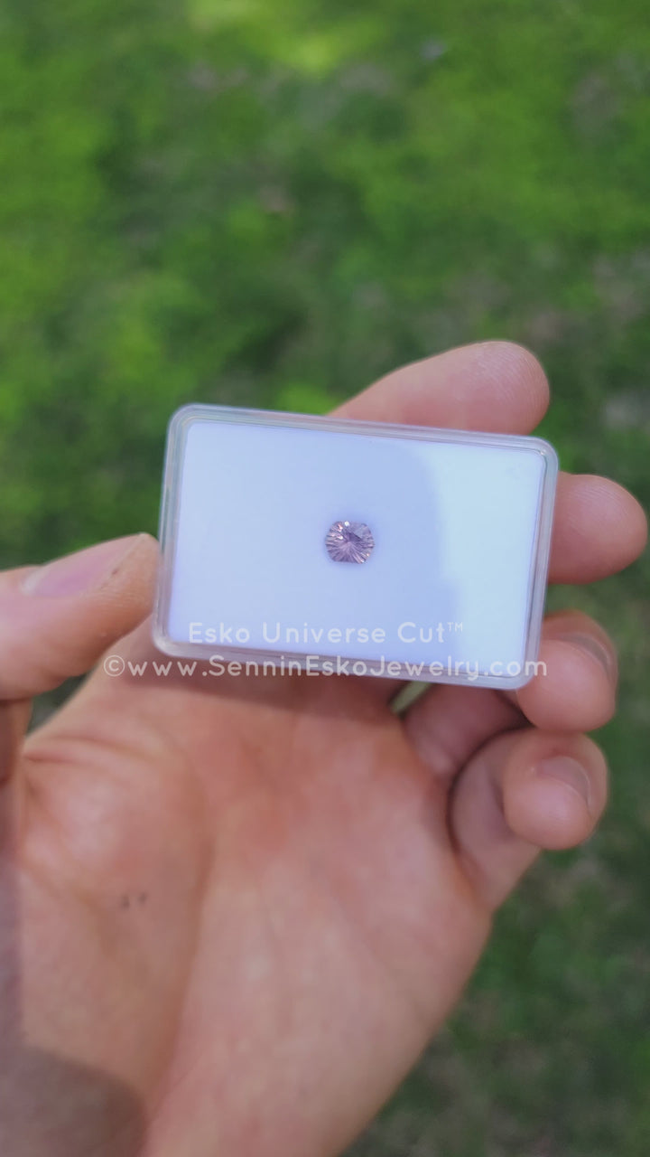 1.7 Carat Lilac Sapphire Hexagonal Cushion - 7.5x5.9mm - Esko Universe Cut ™