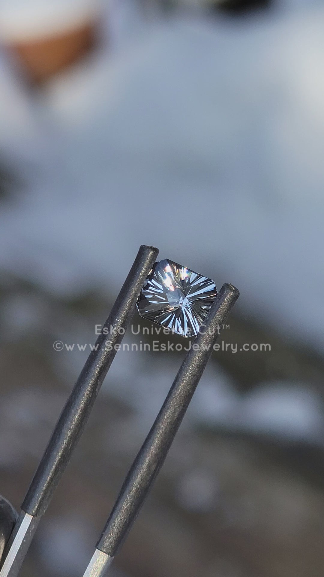 1.3 Carat Gray Tourmaline Octagon - 6.7x5.9mm - Esko Universe Cut ™
