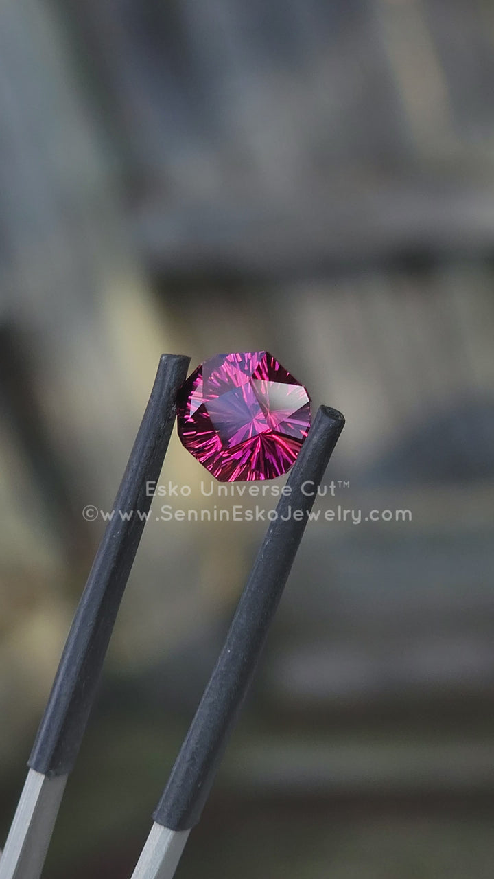 3.2 Carat Malawi Garnet Octagon - 9.5x8.6mm - Esko Universe Cut ™