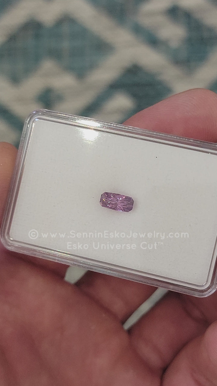 1.2 Carat Purple Sapphire Octgagon - 8.5x4.2mm - Esko Universe Cut ™
