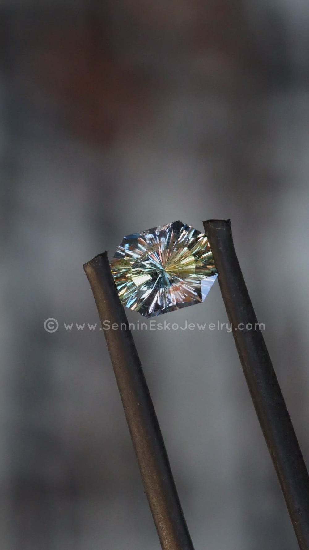 1.2 Carat Silvery Violet/Lilac Sapphire Octagon - 6.8x5.7mm - Esko Universe Cut ™