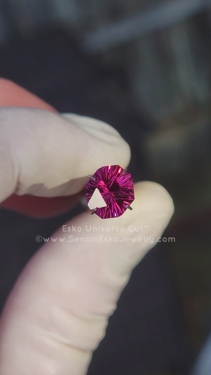 3.2 Carat Malawi Garnet Octagon - 9.5x8.6mm - Esko Universe Cut ™