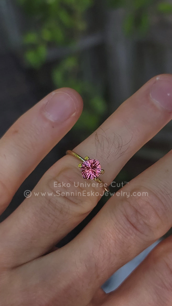 1.1 Carat Pink Toumaline Octagon - 7.5x6.9mm - Esko Universe Cut ™