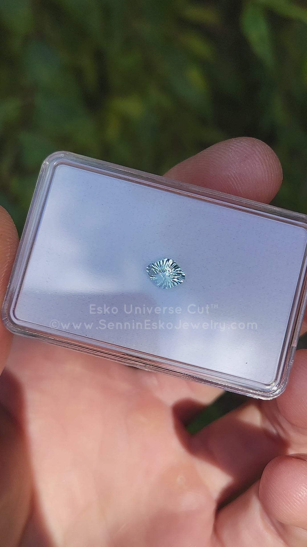 1 carat Vanadium Beryl Do-Decagon - 7.8x6.1mm - Esko Universe Cut ™