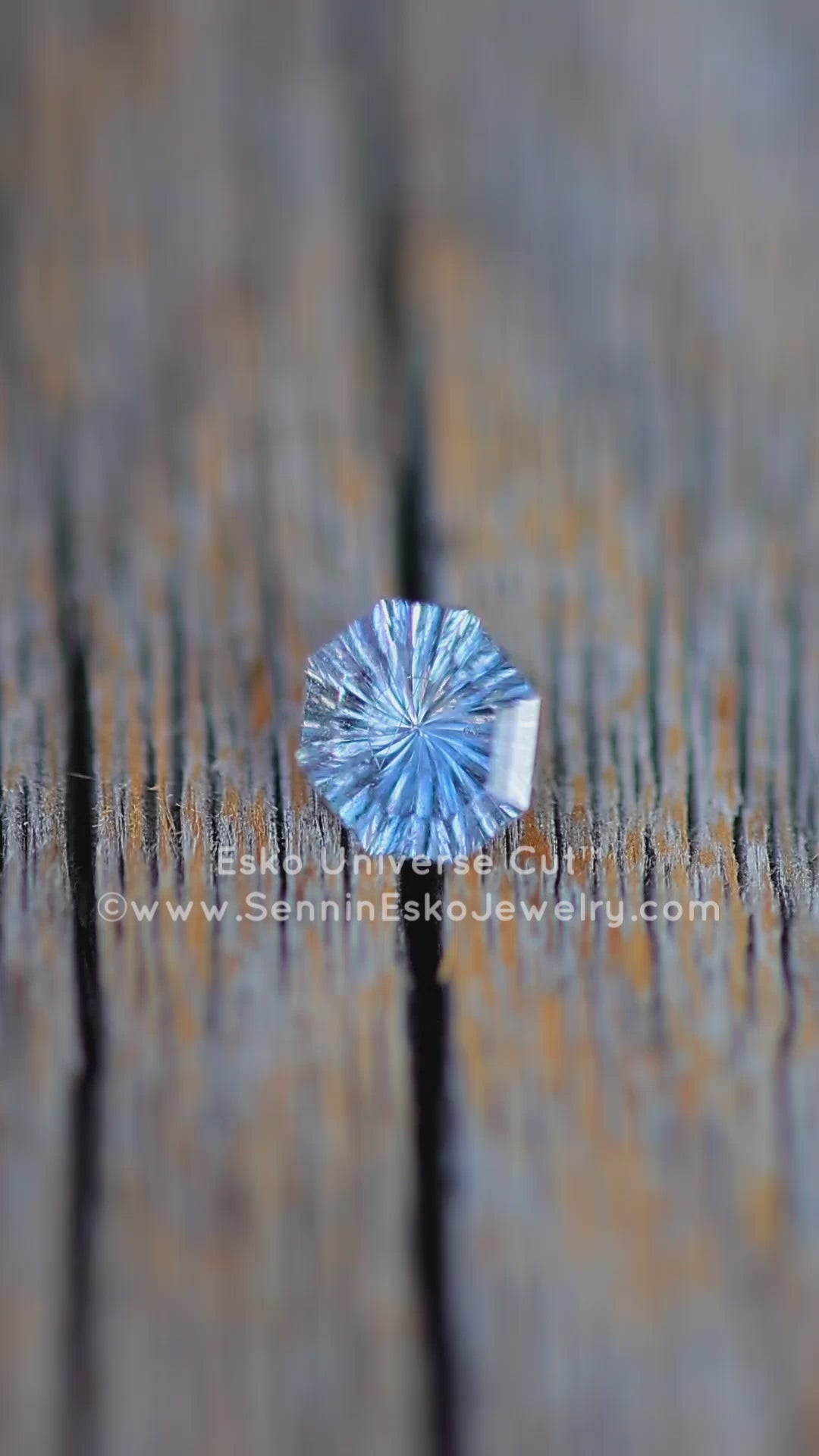 0.9 Carat Periwinkle Sapphire Octagon - 6.4x5.9mm - Esko Universe Cut ™