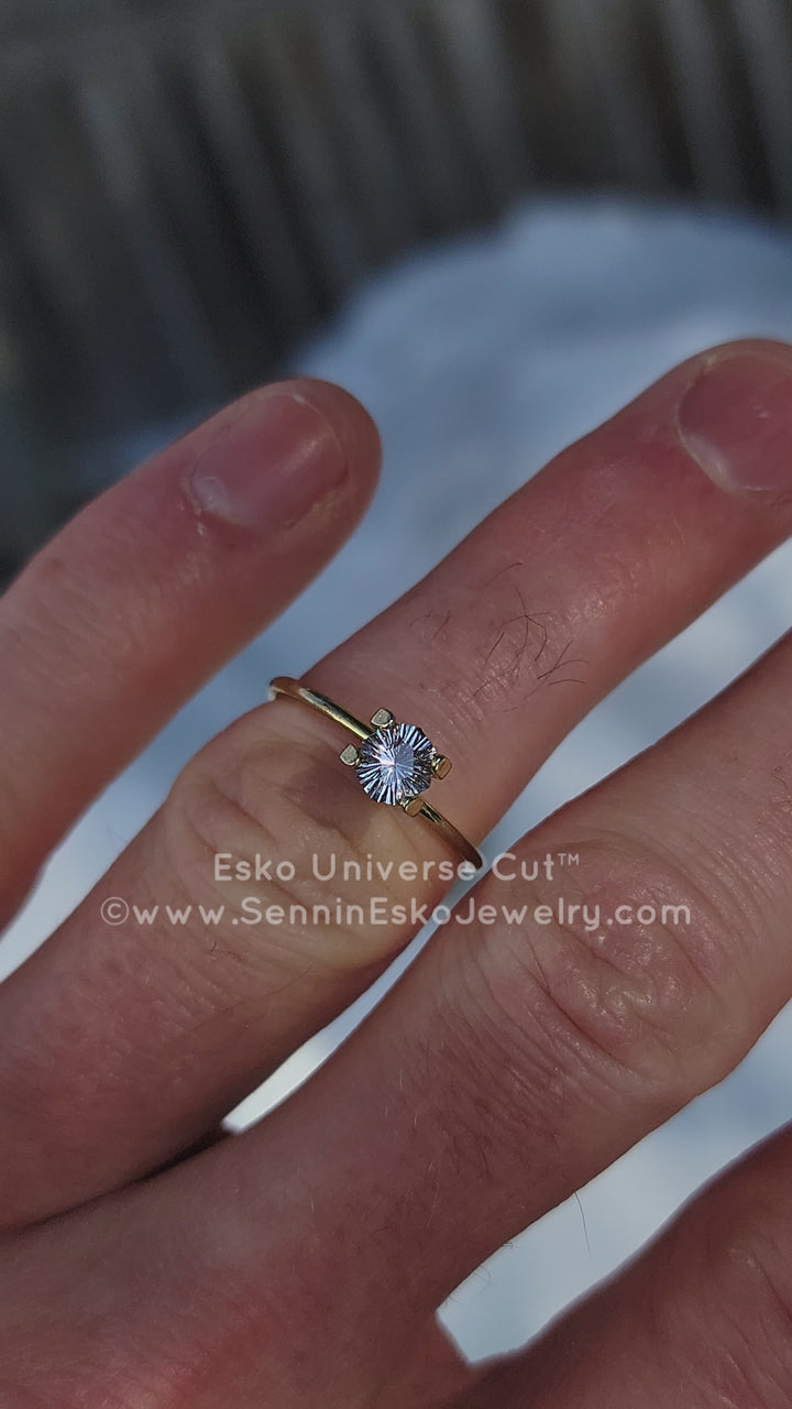0.65 Carat Sterling Sapphire Octagon - 5.6x5.2mm - Esko Universe Cut ™