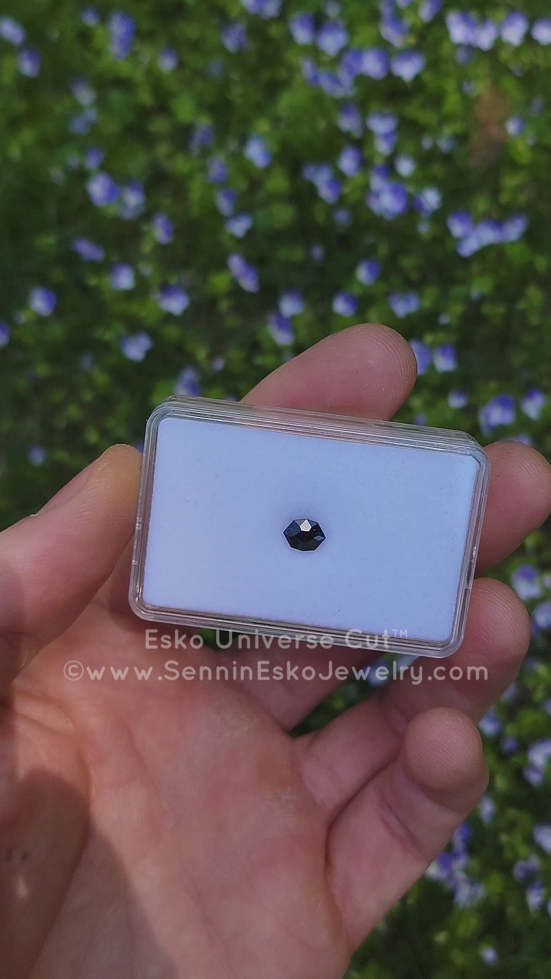 1.3 Carat Very Deep Blue Sapphire Navette - 7.2x5.5mm - Esko Universe Cut ™