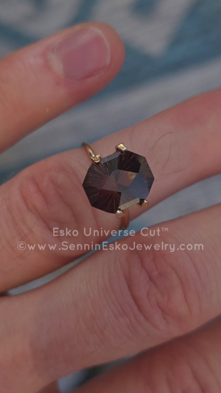 5.8 Carat Rubellite Tourmaline Rectangular Octagon - 11.9x9.4mm - Esko Universe Cut ™