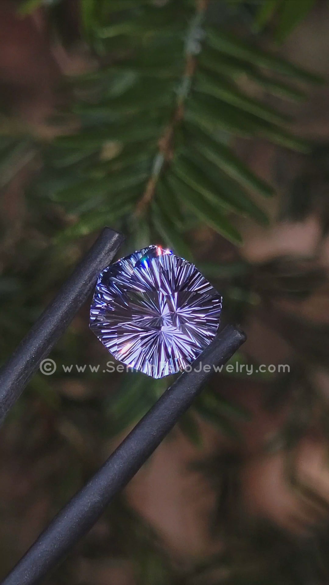 3.9 Carat Blue/Purple Tanzanite - 10.7x9.3mm - Esko Universe Cut ™