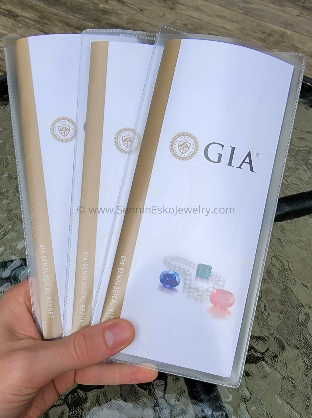GIA Laboratory Report For Ready To Ship Gemstones – Sennin Esko