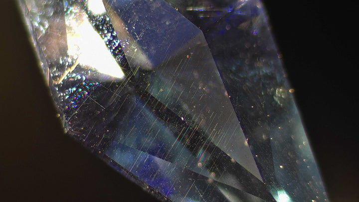 1.76 Carat Icy Blue Umba Sapphire - 12.3x5.8mm Octagonal Marquise Fantasy Shape Sennin Esko Jewelry Blue Sapphire, Fantasy Cut Sapphire, Fantasy Sapphire, Fantasy Sapphire Ring, Gemstone, hand cut, Ic Past Hand Cut Gemstones