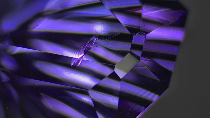 3.89 Carat Purple/Violet Tanzanite Octagonal Shield - 11.2x10mm - Fantasy Cut Sennin Esko Jewelry Blue Tanzanite, Cushion Tanzanite, Fancy Tanzanite, Fantasy Cut, Fantasy Cut Tanzanite, Fantasy Tanz Ready To Ship Gemstones