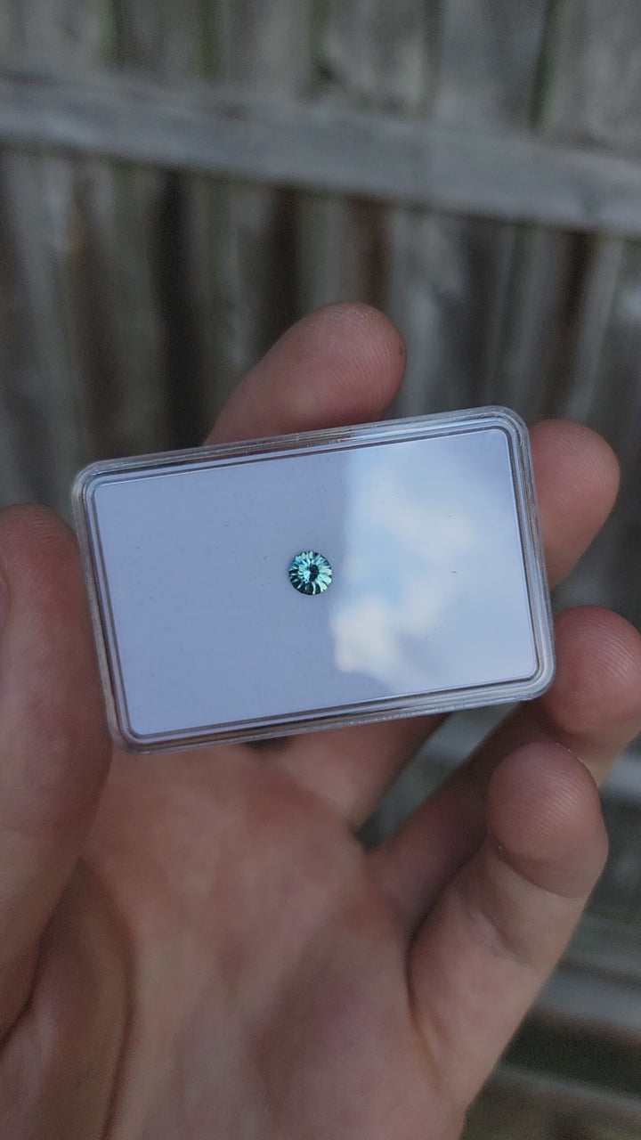 0.94 carat Blue Zircon - 5.3x3.6mm
