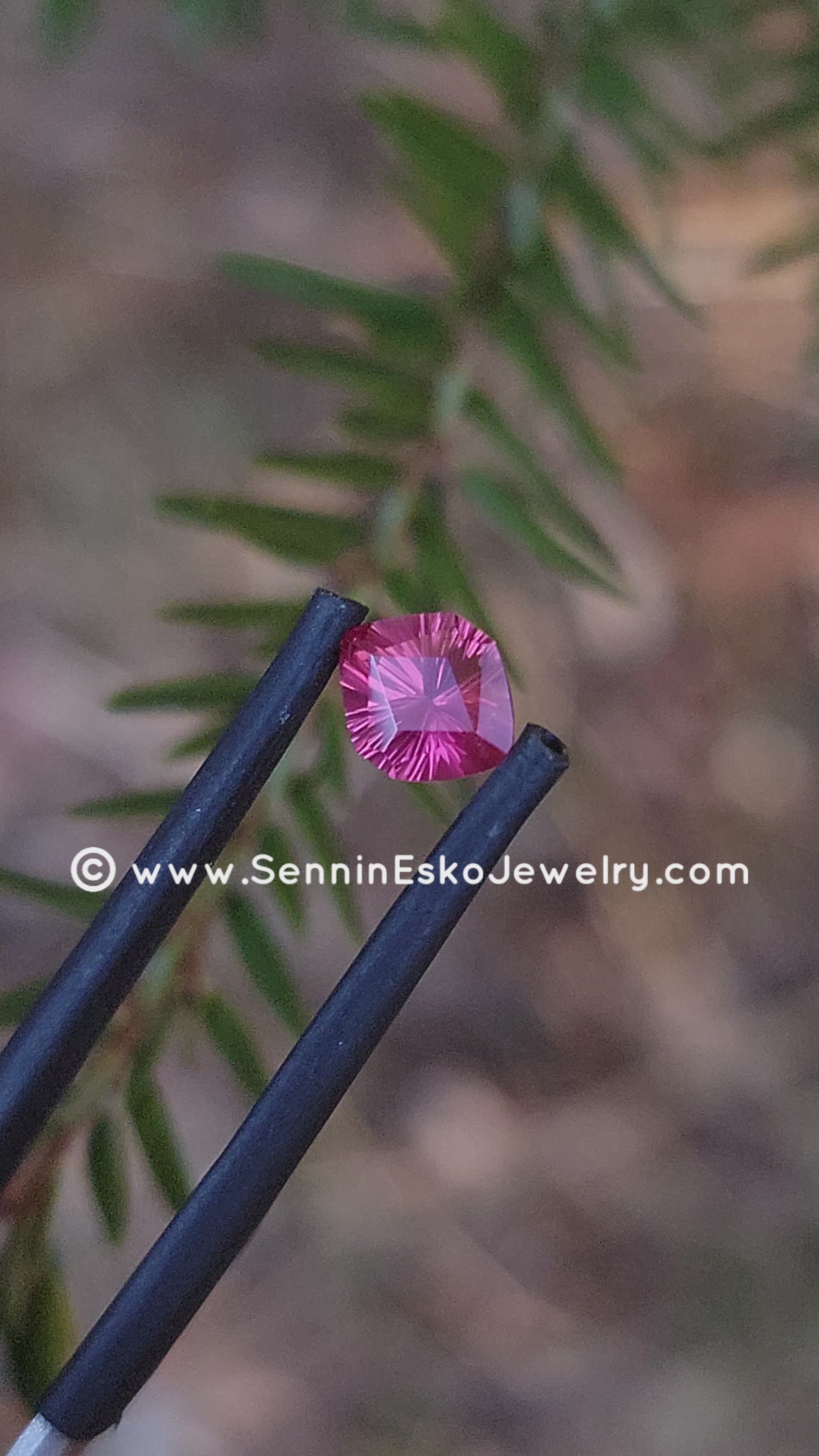 0.82 ct Ruby Hexagon - Unheated - 7.2x5.5mm, Fantasy Cut