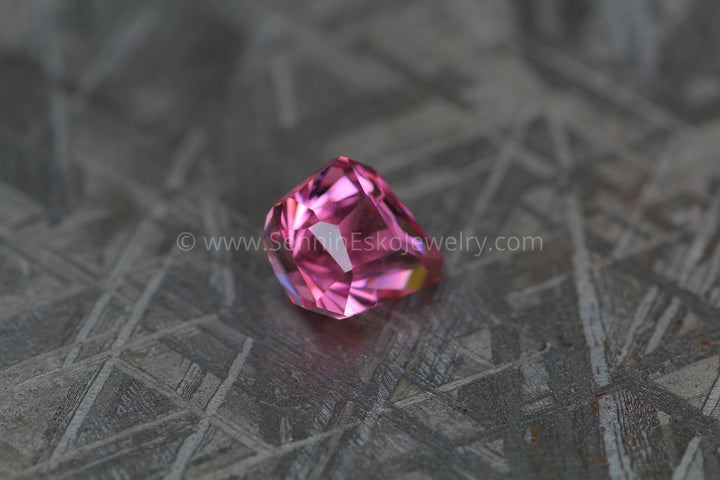 2.1 Carat Pink Tourmaline Kite - 8.5x6.9mm Sennin Esko Jewelry Beads, Brilliant tourmalineg, Bubblegum Pink, Craft Supplies & Tools, Cushion Tourmaline, Fantasy cu Ready To Ship Gemstones