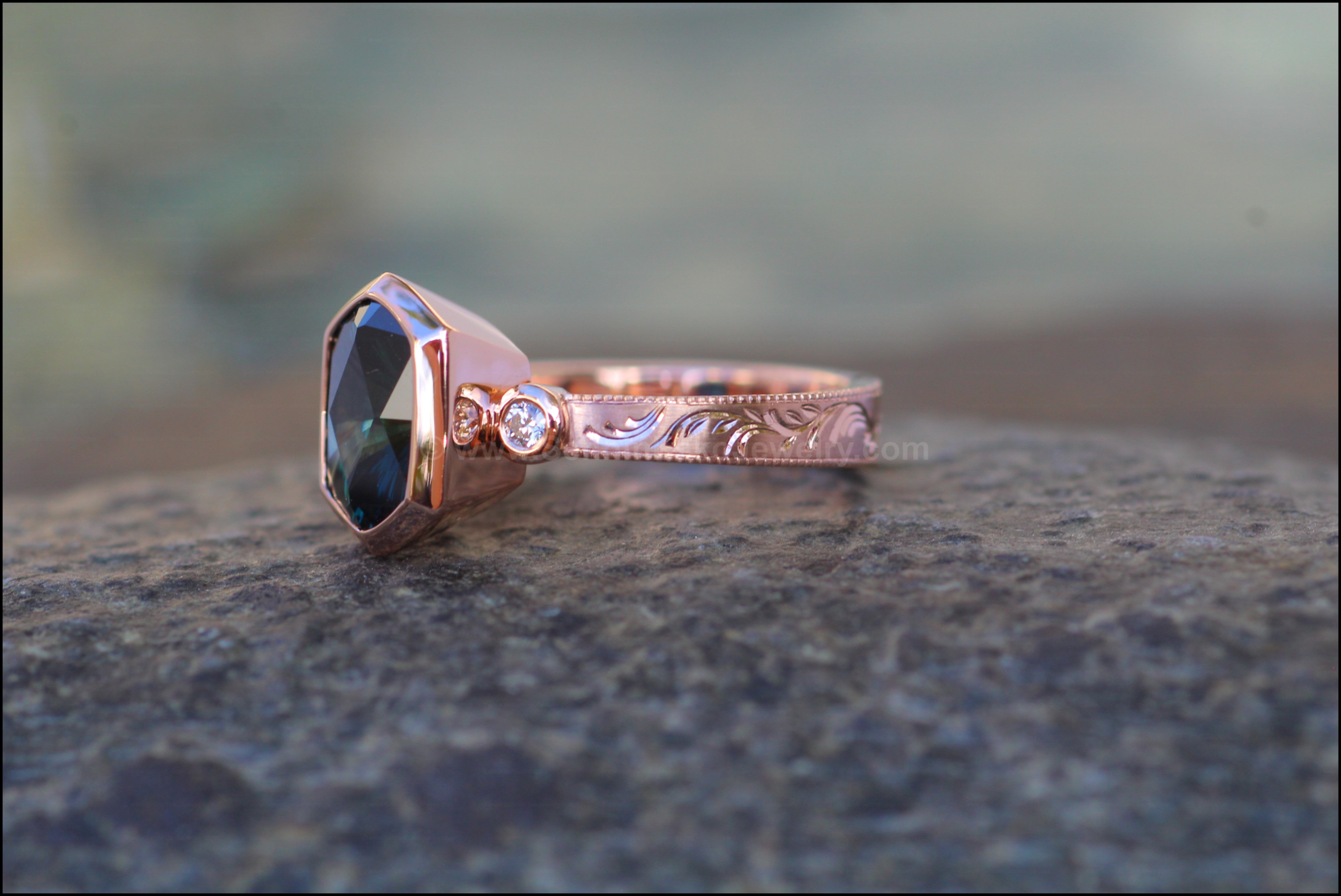 Rose gold clearance engagement setting only